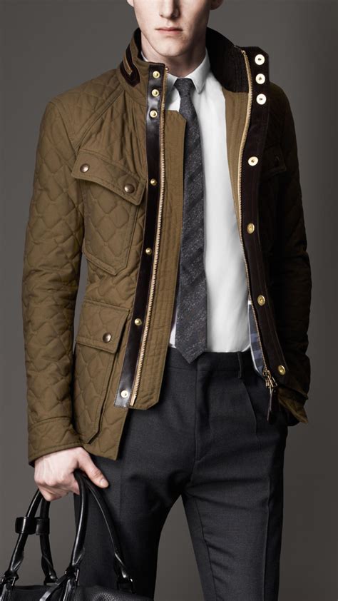 burberry mens waxed jacket|burberry waxed cotton field jacket.